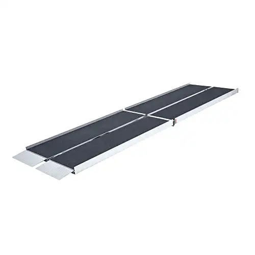Top 10 Best Portable Wheelchair Ramps In 2024 Sliver Spring Multi-Fold Wheelchair Ramp