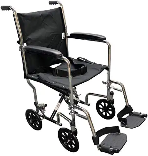 How Much Weight Can A Wheelchair Hold? ALCO 20 Heavy Duty Chrome Wheelchair