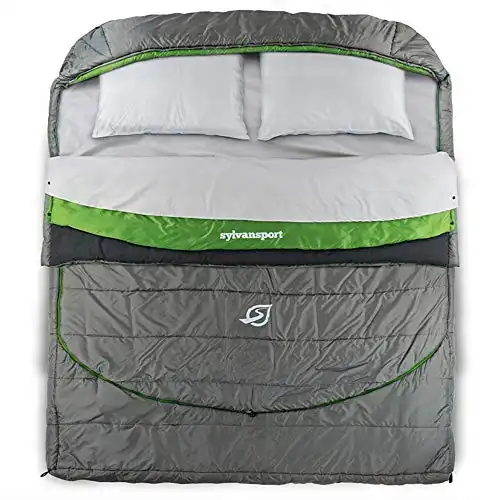 The Ultimate Guide To Camping In A Wheelchair SylvanSport Cloud Layer Double Sleeping Bag