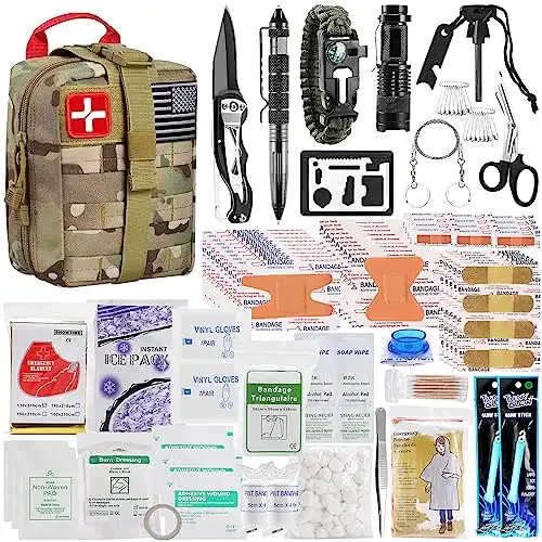 The Ultimate Guide To Camping In A Wheelchair Survival First Aid Kit, Molle Medical Pouch 282PCS